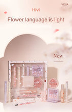 Load image into Gallery viewer, 8-Piece Beauty Set with Lipstick, Concealer, Eyeshadow, Eyebrow, and Blush Makeup
