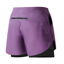 Load image into Gallery viewer, Men's Running Shorts Quick-drying Fitness Black Double Layer Shorts Men New Sport Workout Training Bodybuilding Short Pants

