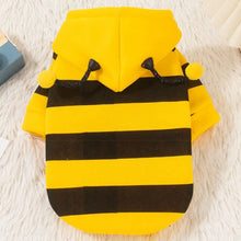 Load image into Gallery viewer, Bee Pet Puppy Coat Apparel Outfit Dog Hoodies Winter Warm Cat Cosplay Costume Holiday Outfit for Small Medium Dogs &amp; Cats
