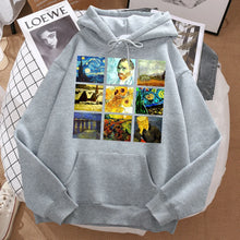 Load image into Gallery viewer, Art Print Slim Fleece Hoodie
