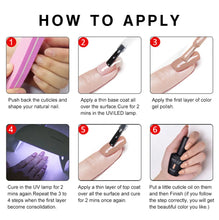 Load image into Gallery viewer, NAILCO 15ml Nail Gel Polish Semi Permanent UV Varnish Nails Art Gel Vernis Manicure TOP BASE Nails Products Supplies Equipment
