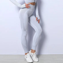 Load image into Gallery viewer, High-Waisted Leggings for Women, Perfect for Yoga and Fitness, Seamless and Peach-Bum Design
