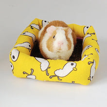 Load image into Gallery viewer, Pet Sleep Bed Rectangle Mat with Rattan Cooling Pad for Small Animals Dogs Cats Rabbit Guinea Pig Hamster Squirrel All Seasons
