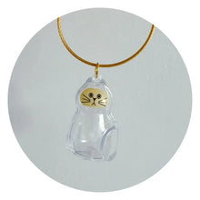 Load image into Gallery viewer, Transparent Cute Dog Pendant Keychain Creative Pet Hair Storage Capsule Hanging Ornament for Pet Lover DIY Pet Memorial Keychain
