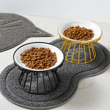 Load image into Gallery viewer, Pet Ceramic Bowl Nordic High Footed Ceramic Cat Food Bowl Snack Can Plate Anti Overturning Kitten Puppy Food Water Feeding Bowl
