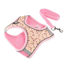Load image into Gallery viewer, Cat Accessories Floral Pet Harness Reflective Meash Cat Chest Strap Adjustable Anti Escape Dog Leash Set Kitten
