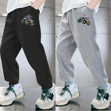 Load image into Gallery viewer, Boys' Off-Road Truck Print Joggers – Casual Sweatpants for Spring, Autumn, and Winter
