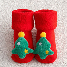 Load image into Gallery viewer, Festive Baby Winter Grip Socks
