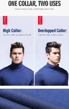 Load image into Gallery viewer, Autumn Winter Mens Turtleneck Sweaters Casual Thermal Long Sleeve Slim Fit Pullovers Stretch Basic Tops Sweatshirt Jumper TShirt
