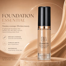 Load image into Gallery viewer, Facial Makeup Set:1pc Matte Loose Powder+1pc Waterproof Fundation,High-Coverage,Long-Lasting,Oil Control,Creat Natural Looks.
