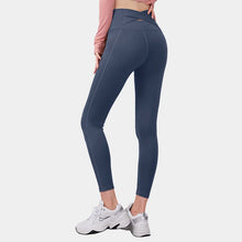 Load image into Gallery viewer, Yoga Pants For Women Elastic High Waist Cross Back Seamless Leggings Hip Lift Gym Tight Sportswear Fitness Sports Leggings
