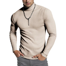 Load image into Gallery viewer, Striped Turtleneck Knit Sweater
