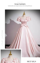 Load image into Gallery viewer, Elegant Party Evening Dress for Women 2026 New Pink French Satin Fashion Chorus Adult Ceremony Fashion Show Banquet Dress
