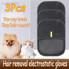 Load image into Gallery viewer, Pet Grooming Gloves Static Dedusting Brush Pet Hair Remover Brush Removing Dog Cat Hair From Sofa Carpet Clothes Pet Products
