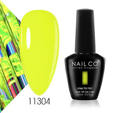 Load image into Gallery viewer, NAILCO 15ml Nail Gel Polish Semi Permanent UV Varnish Nails Art Gel Vernis Manicure TOP BASE Nails Products Supplies Equipment
