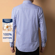 Load image into Gallery viewer, Premium Cotton Checkered Slim Shirt
