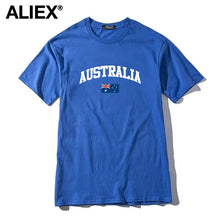 Load image into Gallery viewer, Australia Flag Cotton Graphic Tee
