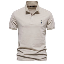Load image into Gallery viewer, AIOPESON Brand Men's Polo Shirts Cotton Polo Shirts for Men Short Sleeve High Quantity Solid Polo Men New Summer Clothing
