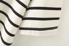Load image into Gallery viewer, Striped Cotton Summer Tee Women
