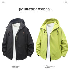 Load image into Gallery viewer, Modern Hooded Zipper Trench Coat
