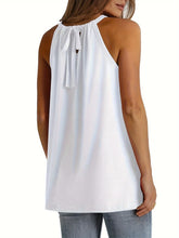 Load image into Gallery viewer, Summer Tops For Women Tops Casual Tunic Tops To Wear With Leggings Womens Blouse Halter Tank Tops Summer High Neck Sleeveless

