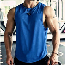 Load image into Gallery viewer, Men's Summer Fitness Muscle Sports Tank Top Breathable Moisture Wicking Loose Sleeveless Quick Dry Training T-Shirt Letter Print

