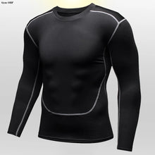 Load image into Gallery viewer, Gym Fitness T Shirt Men's Short Sleeve Summer Boxing Jersey Legging Men Rashguard Compression Pants Quick Dry Tight T-Shirts Men
