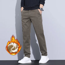 Load image into Gallery viewer, Winter Fleece Smart Casual Trousers
