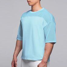Load image into Gallery viewer, 2023 Summer Gym T-Shirts fitness Oversized Breathable Men T Shirt High Quality Bodybuilding Men Clothes Top Tee
