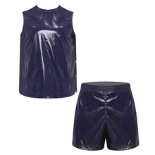 Load image into Gallery viewer, Mens Special Needs Waterproof Sweat Tracksuit Tank Tops And Sides Buttons Boxer Shorts Two Pieces Outfit Adaptive Clothing
