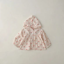Load image into Gallery viewer, Cherry Print Baby Sun Jacket
