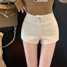 Load image into Gallery viewer, High Waist A Line Wool Shorts
