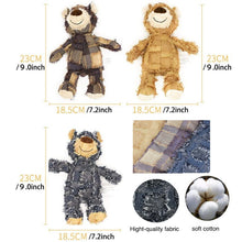Load image into Gallery viewer, Pet Teddy Bear Soundmaking Toy Plush Interactive Dog Toys Grinding Cleaning Teeth Anti Bite Abreact Plaything Bear Pets Supplies
