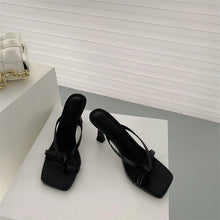 Load image into Gallery viewer, Sexy High Heels Slippers Women's Elegant Shoes Fashion Heeled Sandals for Woman Clip Toe Luxury Slippers Party Female Slides
