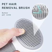 Load image into Gallery viewer, Dog Grooming Brush with Easy Clean Button, Pet Massage Comb for Effective Detangling and Hair Removal, Suitable for Dogs
