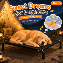 Load image into Gallery viewer, Elevated Pet Bed for Dogs, Washable Dog Bed for Small, Medium, Large &amp; XL Puppies, Breathable Mesh Dog Bed
