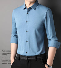 Load image into Gallery viewer, Mulberry Silk Blend Slim Shirt
