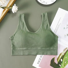 Load image into Gallery viewer, Sport Bra Breathable Inner and Outer Wear Vest Women Athletic Undergarment Gather Sports Underwear Quick Dry Workout Top
