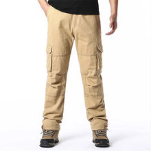 Load image into Gallery viewer, Loose Cotton Tactical Cargo Pants
