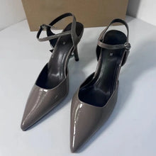 Load image into Gallery viewer, High Heels Women's Shoes for Business Elegant Pointed Toe Patent Leather Daily Office Stilettos Designer Summer Ladies Sandals
