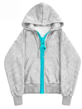 Load image into Gallery viewer, Mens Hoodie Oversized Zipper Streetwear Sweatshirt Harajuku Unisex Loose Fit Couple Style Casual Fashion Trend Arrival American
