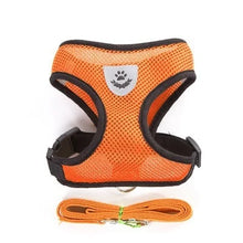 Load image into Gallery viewer, Cat Dog Harness with Lead Leash Adjustable Vest Polyester Mesh Breathable Harnesses Reflective Sti for Small Dog Cat Accessories
