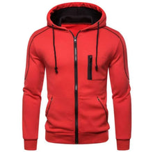 Load image into Gallery viewer, Men's Hoodie Black White Army Green Red Hooded Color Block Fleece Cool Casual Winter Clothing Apparel Hoodies Sweatshirts
