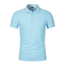 Load image into Gallery viewer, 2025 Hot Sale Men's Summer Casual Breathable Comfortable Polo Shirt Men's Solid Color High Quality Short Sleeve T-Shirt ﻿
