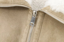 Load image into Gallery viewer, Reversible Fleece Streetwear Winter Jacket
