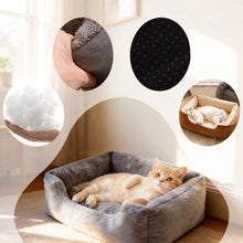 Load image into Gallery viewer, Bed for Cats Pet Products Cushions Kitten Winter Accessories Dog All Houses Supplies Things Accessory Habitats Basket House Beds
