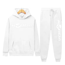 Load image into Gallery viewer, Men's Women 2Pcs Sets Fleece Sweatshirt Hoodies Pants Korda Inspired Tribute Male Sportswear Tracksuits Unisex Ensemble Homme
