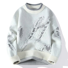Load image into Gallery viewer, Patchwork Distressed Knit Pullover
