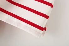 Load image into Gallery viewer, Striped Cotton Summer Tee Women
