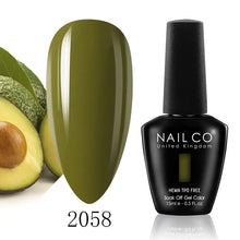 Load image into Gallery viewer, NAILCO 15ml Nail Gel Polish Semi Permanent UV Varnish Nails Art Gel Vernis Manicure TOP BASE Nails Products Supplies Equipment
